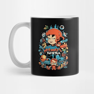 Fantasy retro gaming theme art T-Shirt Mug